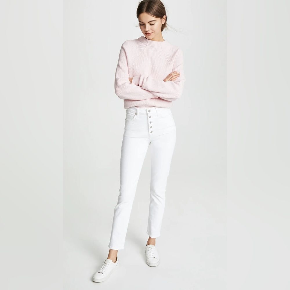 Citizens of Humanity Olivia High Rise Slim Ankle Length White Jeans, Sz 27, VGUC